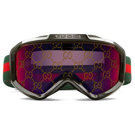 gucci ski goggles gold|Gucci ski goggles green.